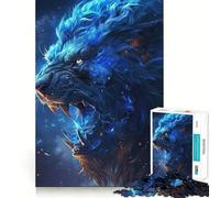 Puzzle per adulti da 1000 pezzi,Leone Celeste Titano,Bordo Fine,Gioco Artigianale,Divertimento e Concentrazione,Gioco Rilassante,Regalo di Compleanno Divertente (38x52cm)