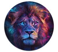 Puzzle per adulti da 1000 pezzi, Leone della galassia, puzzle impegnativi ideali per gli innamorati, Capodanno, San Valentino, 67,5x67,5 cm