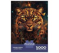 Puzzle Per Adulti Da 1000 Pezzi Leopard's Cosmic Dream Puzzle Per Adolescenti Gioco Pratico Decorazione Per La Casa Regali Di Natale E Compleanno 38x26cm/1000pcs