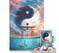 Puzzle per adulti da 1000 pezzi L'equilibrio degli elementi, gioco interattivo, per divertimento in famiglia, compleanni e altre occasioni 50x75cm