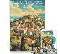 Puzzle per adulti da 1000 pezzi Les Baux-de-Provence, giochi per famiglie, analisi e logica, per migliorare l'amore tra le coppie 38x26cm