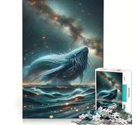 Puzzle per adulti da 1000 pezzi Leviatano mitologico gioco pratico impegnativo da completare collezione d'artista belle arti 50x75cm