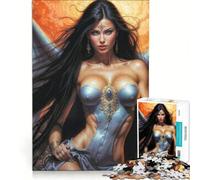 Puzzle per adulti da 1000 pezzi Lilith Dea Fantasy Giocattolo decorativo da parete Stimolante da completare Ideale come regalo per tutta la famiglia 38x52cm