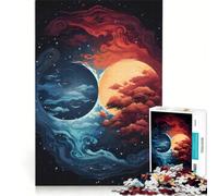 Puzzle per adulti da 1000 pezzi L'impatto dell'arte non figurativa Gioco pratico divertente e umoristico ideale come decorazione da scrivania 38x26cm