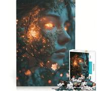 Puzzle per adulti da 1000 pezzi L'Incantatrice della Terra, gioco interattivo, decorazione per la casa, compleanno e Natale 38x26cm