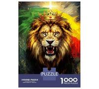 Puzzle Per Adulti Da 1000 Pezzi Lion of Judah Puzzle Per Adulti Giochi Rilassanti Difficili Ottimo Regalo Per I Giocatori 70x50cm/1000pcs
