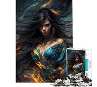 Puzzle per adulti da 1000 pezzi "L'ira del mietitore della bellezza" - Puzzle da 1000 pezzi - Decorazione per la casa - Gioco di analisi e logica - Regalo per amici e familiari (38x26cm)