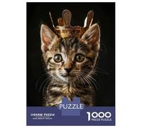 Puzzle Per Adulti Da 1000 Pezzi Little Cat King Puzzle Per Adolescenti Giochi Per Famiglie Assemblaggio Di Modelli Attività Divertenti A Casa 70x50cm/1000pcs