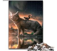 Puzzle per adulti da 1000 pezzi "Lo scoiattolo malvagio" in legno, per adolescenti e famiglie - Gioco rompicapo fai da te, regalo 1000 pezzi(50x75cm)
