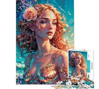 Puzzle per adulti da 1000 pezzi "Lo splendore di Afrodite"︰ Nato dal mare e dalla luce del sole Puzzle per adulti gioco rilassante antistress ideale come regalo per tutta la famiglia (38x26cm)