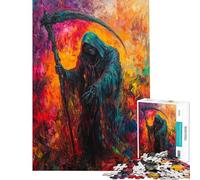 Puzzle per adulti da 1000 pezzi L'ombra vibrante del mietitore Un gioco avvincente per coltivare la pazienza ideale per tutta la famiglia perfetto per decorare la casa e come regalo divertente