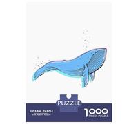 Puzzle Per Adulti Da 1000 Pezzi Lonely Whale Puzzle Per Adulti Giochi Divertenti Sfida Difficile Divertimento A Casa Attività, 38x26cm/1000pcs