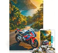 Puzzle per adulti da 1000 pezzi "Long Lonely Ride" decorazione da parete impegnativo da completare ideale come regalo per tutta la famiglia 50x75cm