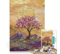 Puzzle per adulti da 1000 pezzi "L'ora d'oro" gioco rompicapo regalo di compleanno adatto come decorazione da scrivania 38x26cm