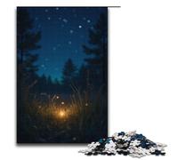Puzzle per adulti da 1000 pezzi "Lucciole in una notte d'estate" puzzle divertenti per famiglie gioco per famiglie antistress sfida difficile puzzle da 1000 pezzi (38x26 cm).