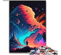 Puzzle per adulti da 1000 pezzi "L'ultimo uomo" Puzzle per adulti dimensioni 50x75cm Perfetto per Halloween, Natale, regalo di compleanno