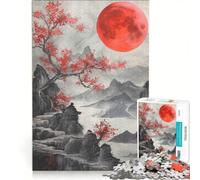 Puzzle per adulti da 1000 pezzi Luna di Sangue, gioco interattivo, per divertimento in famiglia, compleanni e altre occasioni 50x75cm