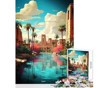 Puzzle per adulti da 1000 pezzi Luxor dipinto a olio giocattolo educativo idee regalo per giochi educativi che migliorano l'amore tra coppie dimensioni 50x75cm