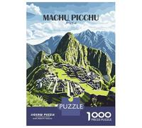 Puzzle Per Adulti Da 1000 Pezzi Machu Picchu Peru Puzzle Giochi Rilassanti Decorazione Murale Difficile E Stimolante 52x38cm/1000pcs