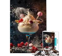 Puzzle per adulti da 1000 pezzi "Magic Rainbow Cocktail" per gioco educativo giocattolo avvincente per coltivare la pazienza regalo per donne e uomini decorazione da parete (dimensioni 38x52cm)