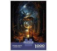 Puzzle Per Adulti Da 1000 Pezzi Magical Hourglass with Glowing Sand Puzzle Per Adulti Giochi Rilassanti Regali Per Donne È Ideale Come Regalo 38x26cm/1000pcs
