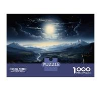 Puzzle Per Adulti Da 1000 Pezzi Magical Moonlit Landscape Puzzle Antistress Un'opera D'arte Regali Unici Per Compleanno E Natale 52x38cm/1000pcs
