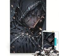Puzzle per adulti da 1000 pezzi, Mago Azzurro︰, Cicatrici di Battaglia, Gioco interattivo, Rilassante e stimolante per la mente, Adatto per la decorazione della scrivania, 50x75cm