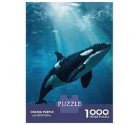 Puzzle Per Adulti Da 1000 Pezzi Majestic Orca Whale Killer Puzzle Per Adulti Giochi Rilassanti Difficili Ottimo Regalo Per I Giocatori 70x50cm/1000pcs