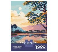 Puzzle Per Adulti Da 1000 Pezzi Mana Pools National Park, Zimbabwe Puzzle Per Adulti Gioco Pratico Difficile Difficile Regali Unici Per Compleanno E Natale 52x38cm/1000pcs