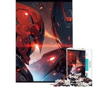 Puzzle per adulti da 1000 pezzi Mech Clash Rosso contro Blu Giochi per famiglie Sfida di intelligenza Giocattolo avvincente Regalo divertente Decorazione per la casa (Dimensioni 38x26cm)