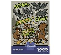 Puzzle Per Adulti Da 1000 Pezzi Metropolitan Snack Terrorism Wanted Puzzle Per Adulti Gioco Pratico Decorazione Da Parete Per Compleanno, Natale 52x38cm/1000pcs