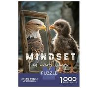 Puzzle Per Adulti Da 1000 Pezzi Mindset Is Everything Puzzle Per Adulti Gioco Rompicapo Migliora La Memoria Divertimento Attività A Casa, 38x26cm/1000pcs