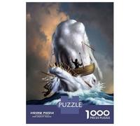 Puzzle Per Adulti Da 1000 Pezzi Moby Dick Puzzle Per Adulti Giochi Rilassanti Difficili Ottimo Regalo Per I Giocatori 70x50cm/1000pcs