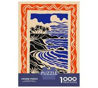 Puzzle Per Adulti Da 1000 Pezzi Molokai Tropical Beach Scene Puzzle Per Adulti Gioco Rompicapo Un'opera D'arte Sfida Educativa 38x26cm/1000pcs