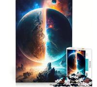 Puzzle per adulti da 1000 pezzi Mondi paralleli giocattolo fai-da-te interazione genitore-figlio compleanno e Natale 38x26cm