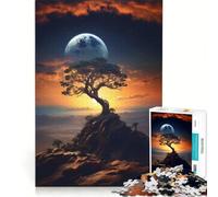 Puzzle per adulti da 1000 pezzi Mondo Distante Alba Eterna Gioco interattivo Attività per famiglie Lista dei desideri con Babbo Natale 38x52cm
