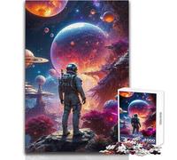 Puzzle per adulti da 1000 pezzi, mondo fantastico, divertente e tranquillo, attività per il tempo libero, giocattolo artigianale di alta qualità, con bordi precisi, dimensioni 38x26cm