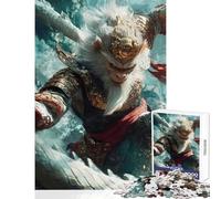 Puzzle per adulti da 1000 pezzi Monkey King azione posa decorazione per la casa giocattoli regalo per compleanni giochi per famiglie migliorare l'amore tra coppie dimensioni 38x26cm