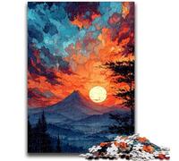 Puzzle per adulti da 1000 pezzi, Monte Fuji, Giappone Aiuta il cervello a esercitare i giocattoli che creano dipendenza e coltivano la pazienza Collezione di artisti, Belle arti, 26x38cm