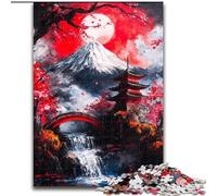 Puzzle per adulti da 1000 pezzi, Monte Fuji, Giappone, allena la tua mente e le tue mani, regali di compleanno unici per bambini dai 14 anni in su (dimensioni 26x38cm)