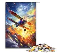Puzzle per adulti da 1000 pezzi motivo alianti circondati da schizzi Tanti giocattoli puzzle colorati per decorare la casa ideali come regali per tutta la famiglia 75x50 cm