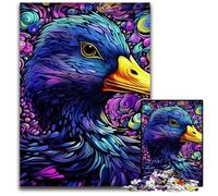 Puzzle per adulti da 1000 pezzi, motivo: anatra viola colorata, rompicapo ad alta difficoltà per adolescenti, 50x75CM/19,68x29,52 pollici.