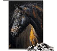 Puzzle per adulti da 1000 pezzi, motivo: animali e cavalli Puzzle per adulti da 1000 pezzi, idea regalo per le feste, opera d'arte umoristica, disegno dettagliato Dimensioni: 50x75cm