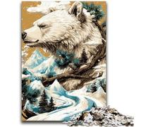 Puzzle per adulti da 1000 pezzi, motivo: aquila con fiori, aiuta il cervello a esercitare i giocattoli avvincenti per coltivare la pazienza e l'interazione genitore-figlio, 26x38cm