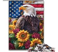 Puzzle per adulti da 1000 pezzi, motivo aquila fantasy, rompicapo impegnativo, attività per famiglie, decorazione per la casa, regalo di Natale, 50x75cm