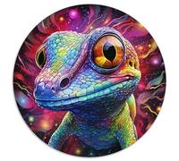 Puzzle per adulti da 1000 pezzi, motivo: Camaleonte d'arte, puzzle da 1000 pezzi con gioco interattivo per famiglie, bambini dai 14 anni in su (67,5x67,5 cm)