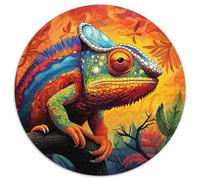 Puzzle per adulti da 1000 pezzi, motivo: camaleonte, ideale per serate di giochi in famiglia, decorazioni per la casa e regalo per allenare la mente (67,5x67,5 cm).
