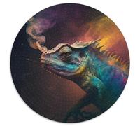 Puzzle per adulti da 1000 pezzi, motivo camaleonte, rompicapo impegnativo per adolescenti, perfetto come decorazione per la casa o come regalo (dimensioni 67,5x67,5 cm).