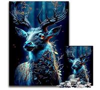 Puzzle per adulti da 1000 pezzi, motivo: cervi, attività divertente per tutta la famiglia, sfida per la mente, regalo perfetto per adolescenti, 50x75CM/19,68x29,52 pollici.