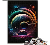 Puzzle per adulti da 1000 pezzi, motivo: Corgi Astronauta, dimensioni: 50x75cm, ideale per gli innamorati, perfetto regalo di Natale, Capodanno e San Valentino.
